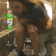 A pretty girl takes a shit while sitting on a toilet. Plops, some pissing and a fart is clearly heard. She wipes her ass and shows us her dirty TP. There is some period blood on it as well. Presented in 720P HD. 159MB, MP4 file. About 10 minutes.